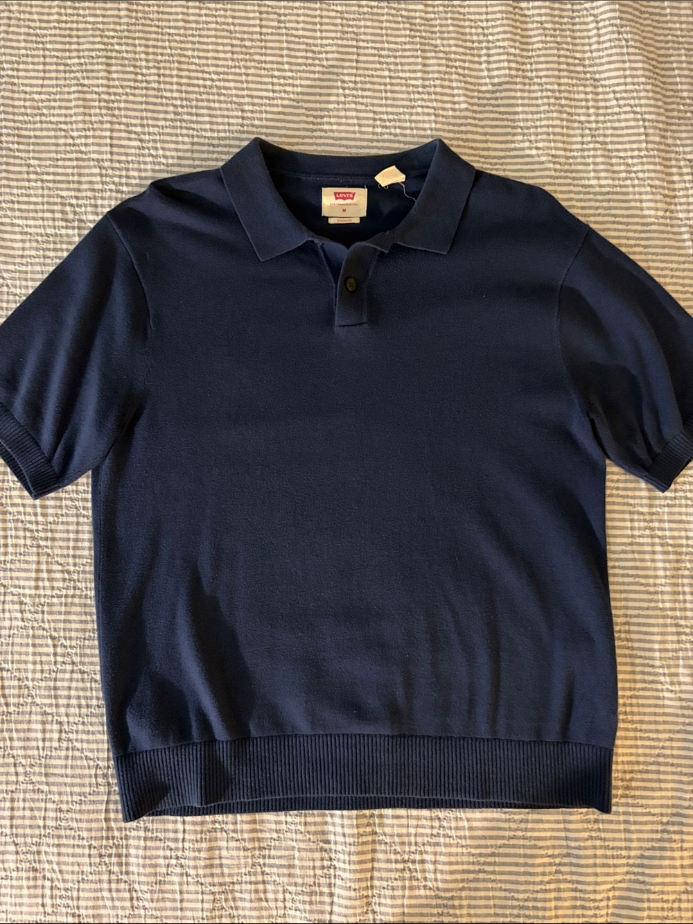 Levi's - Men’s Navy Blue Polo Knit Shirt